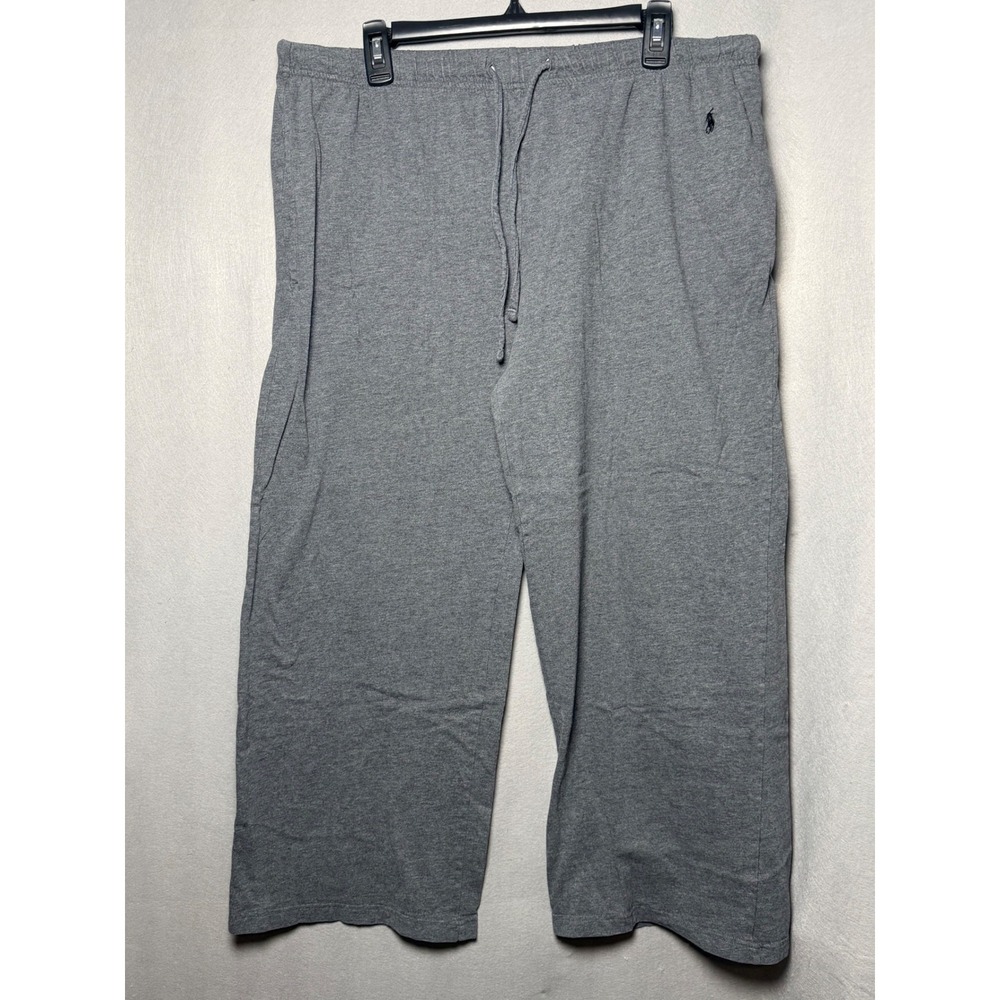 Polo Ralph Lauren Mens Sleepwear Pants Gray Cotton Lounge Pajama Bottoms Large